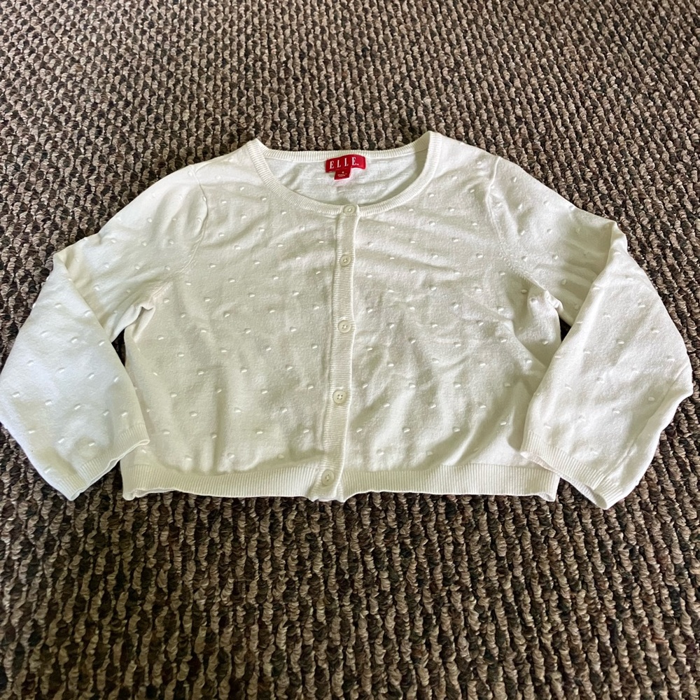 Elle women’s shrug sweater size small color cream like new